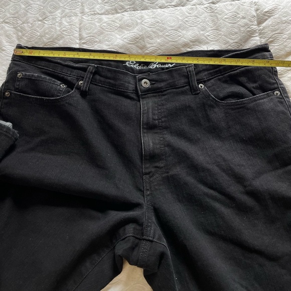 Men's Eddie Bauer black lined jeans size 40x34 - Picture 7 of 13